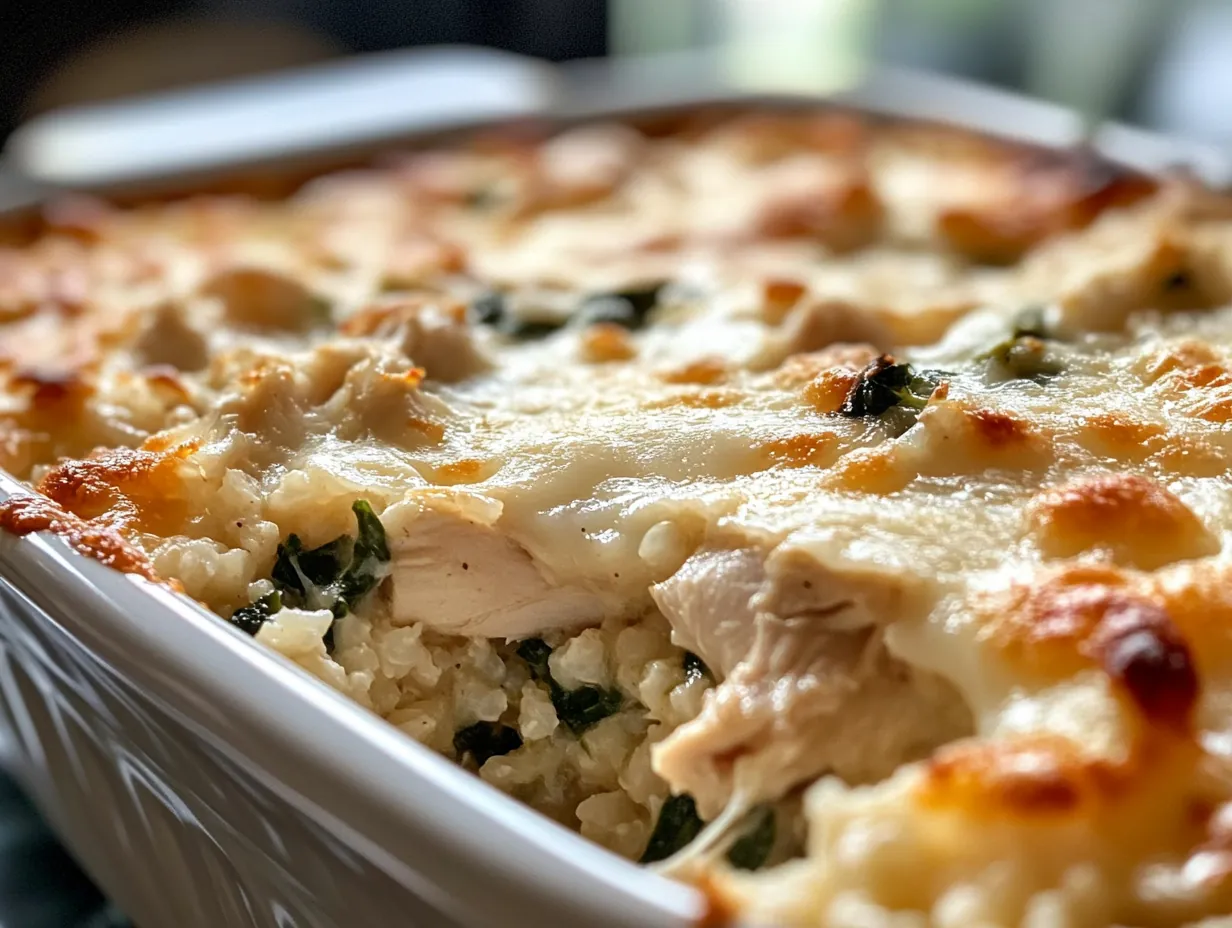 Cozy Comfort: Your New Favorite Healthy Chicken Cauliflower Rice Casserole