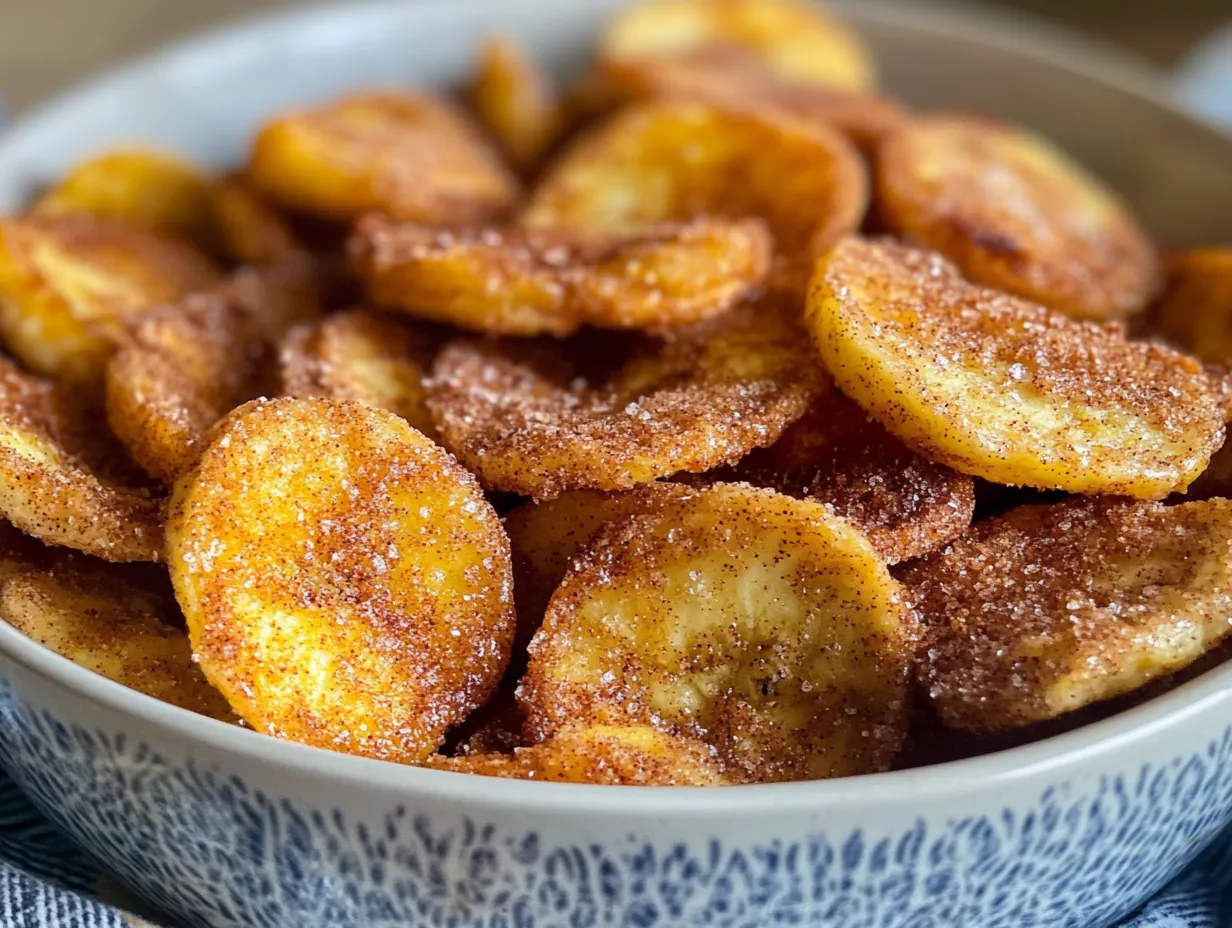 Crispy Air Fryer Cinnamon Sugar Banana Chips: Your New Favorite Snack step by step