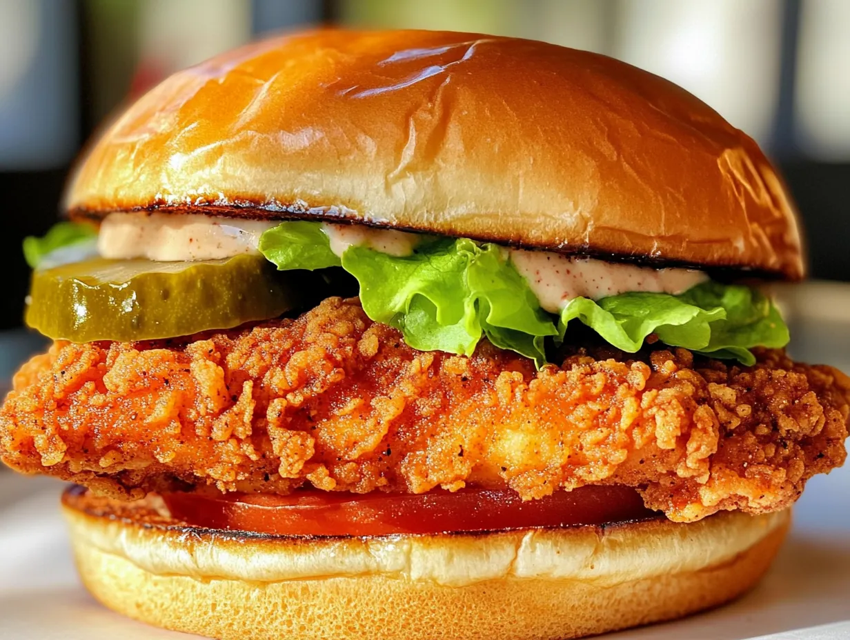 Crispy Cajun Chicken Sandwich: Your New Weeknight Favorite! finished dish
