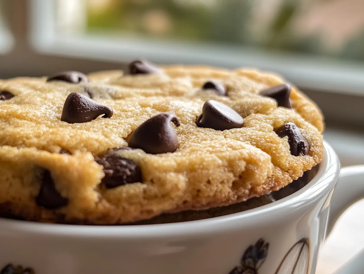 Easy Microwave Mug Cookie: Your Quick Warm Treat step by step