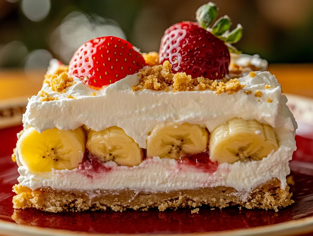 Easy No-Bake Banana Split: A Nostalgic Dessert Dream finished dish