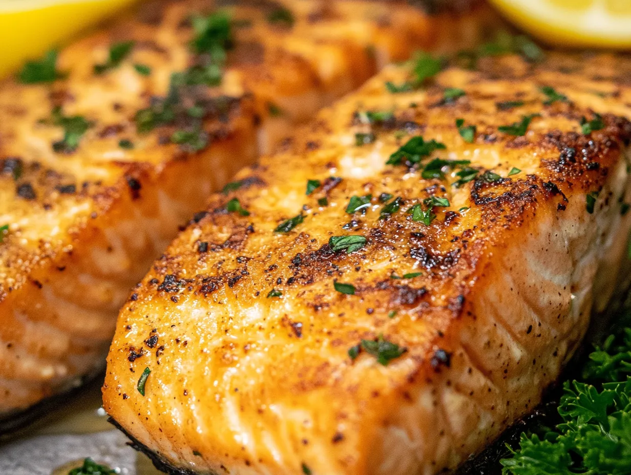 Effortless Air Fryer Salmon: Your New Weeknight Favorite finished dish