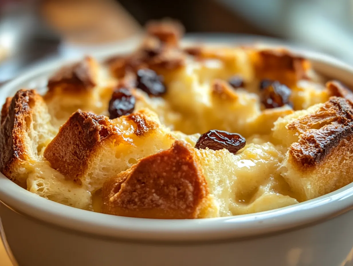 Grandma's Classic Bread Pudding: A Cozy Vanilla Comfort