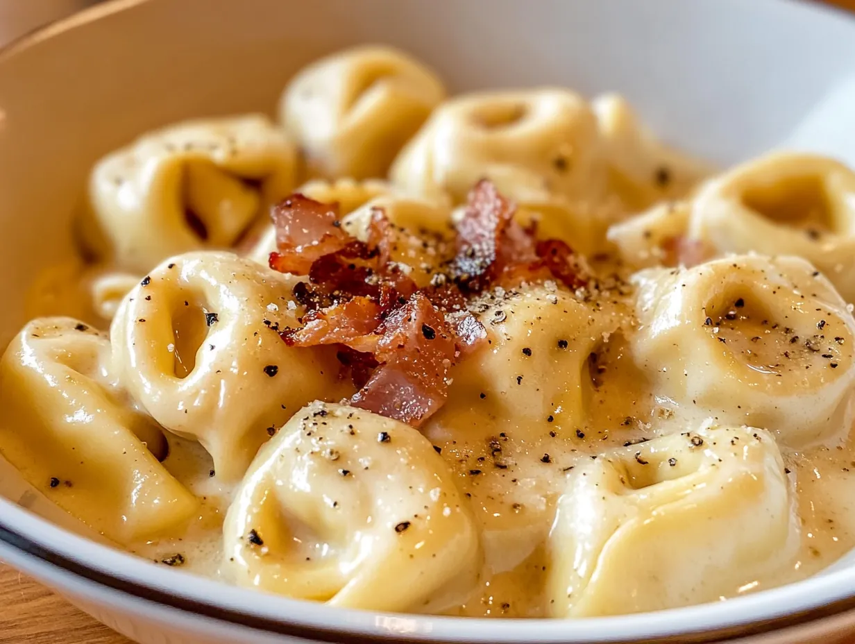 Quick & Creamy Tortellini Carbonara: 30-Minute Weeknight Bliss