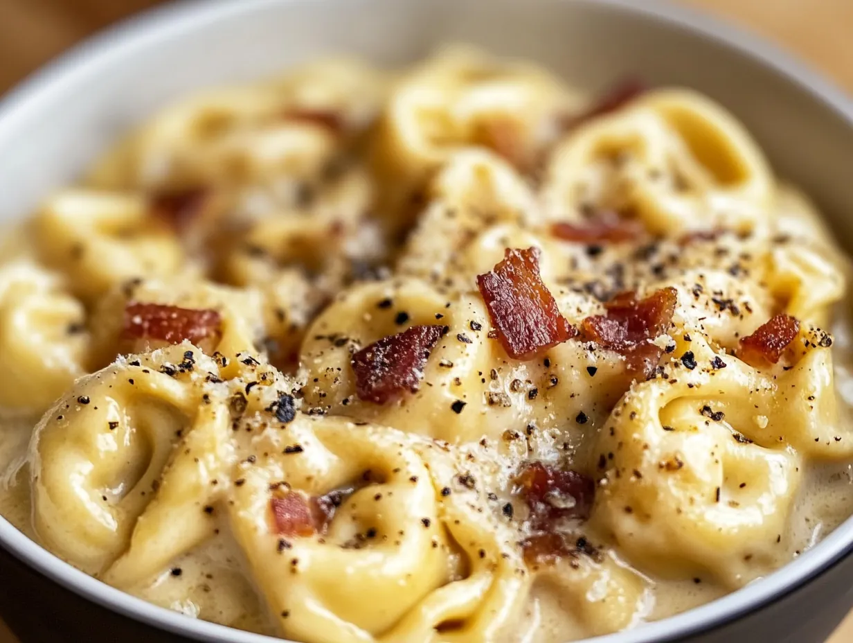 Quick & Creamy Tortellini Carbonara: 30-Minute Weeknight Bliss