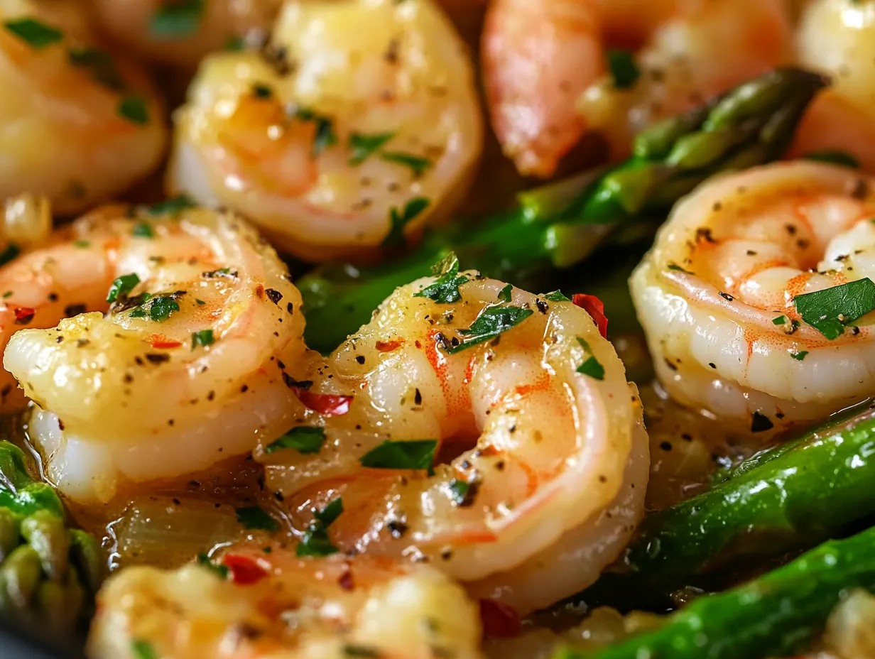 Quick Lemon Garlic Shrimp & Asparagus in 20 Minutes step by step