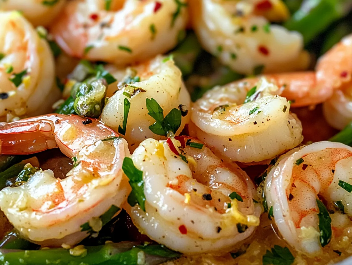 Quick Lemon Garlic Shrimp & Asparagus in 20 Minutes